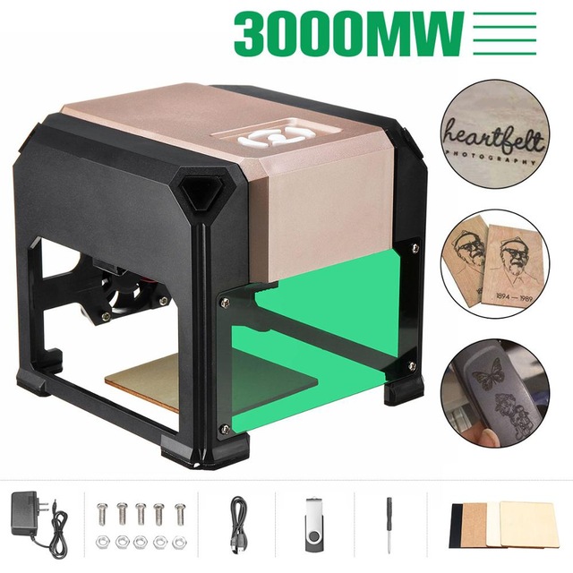 Mini USB 3000 MW CNC Laser Gra – Mini Laser Engraver Cnc Router Bewertung und Preis