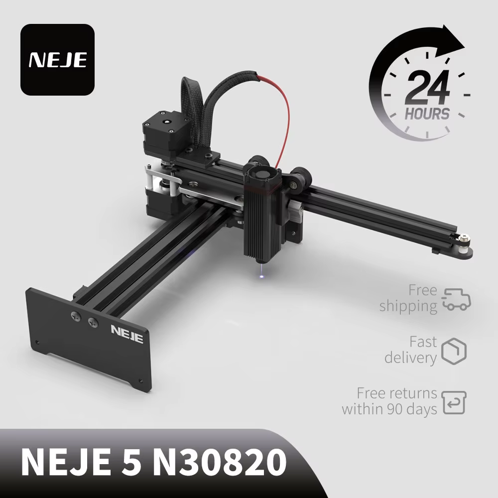 NEJE 5 N30820 40W Mini CNC Las – Mini Laser Engraver Cnc Router Bewertung und Preis