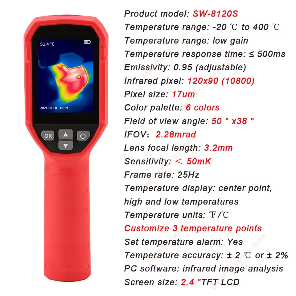 SNDWAY SW-8120S SW-256A Wärmeb – Thermal Imaging Camera Pcb Repair Bewertung und Preis