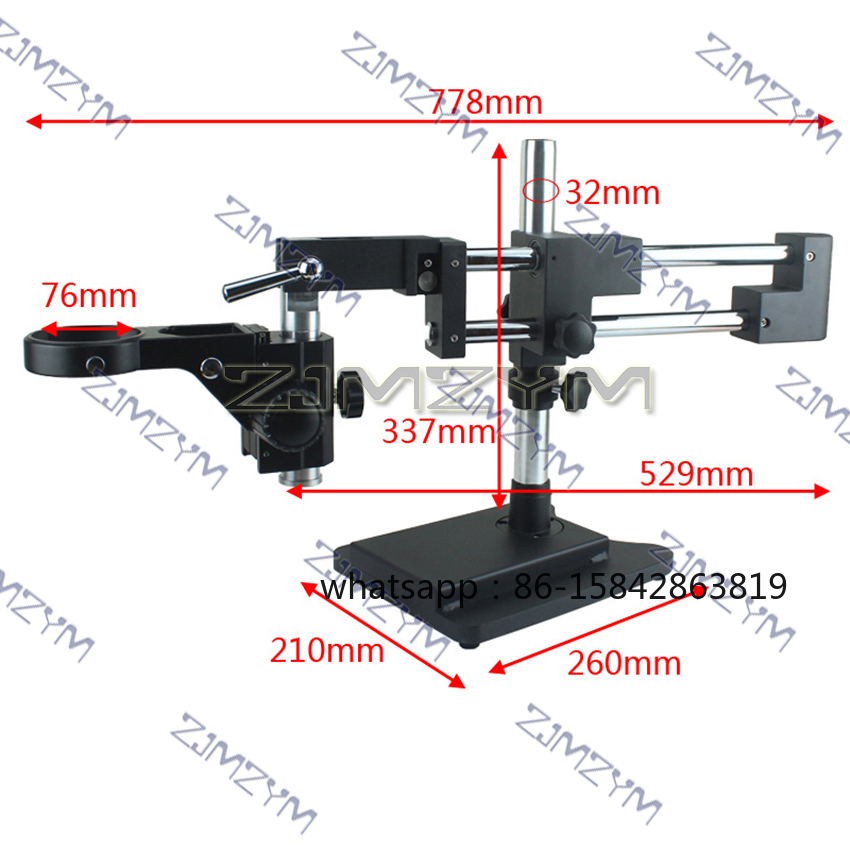Universeller Doppelarm-Ständer – Stereo Trinocular Microscope Pcb Bewertung und Preis