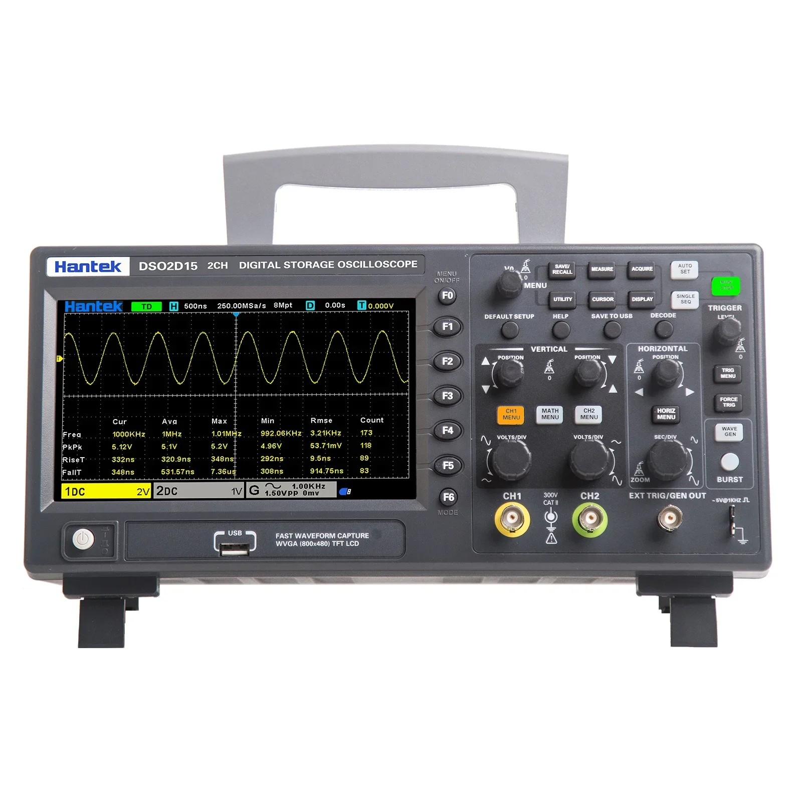 Hantek Signalgenerierendes Osz – Digital Storage Oscilloscope 100Mhz Bewertung und Preis