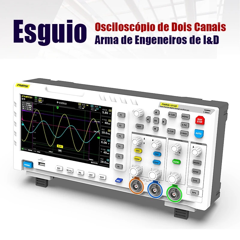 FNIRSI 1014D Digitales Oszillo – Digital Storage Oscilloscope 100Mhz Bewertung und Preis